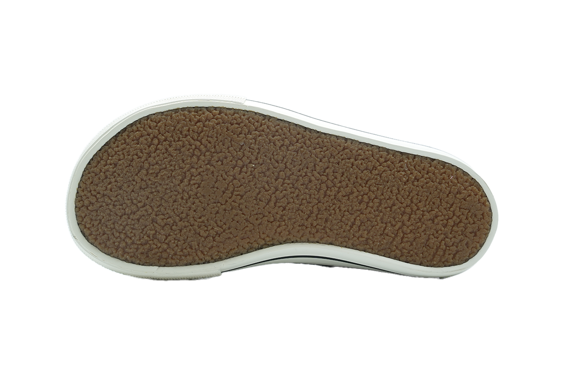 Girls' Brown Low-Top Sneaker with Charm Lace - view 3