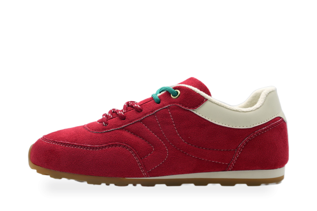 Red Suede Retro Sneaker
