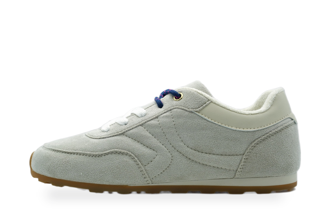 Stone Grey Suede Retro Sneaker