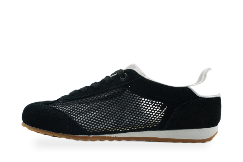Black Mesh Retro Sneaker
