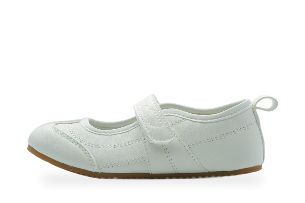 Girls' White Mary Jane Shoe